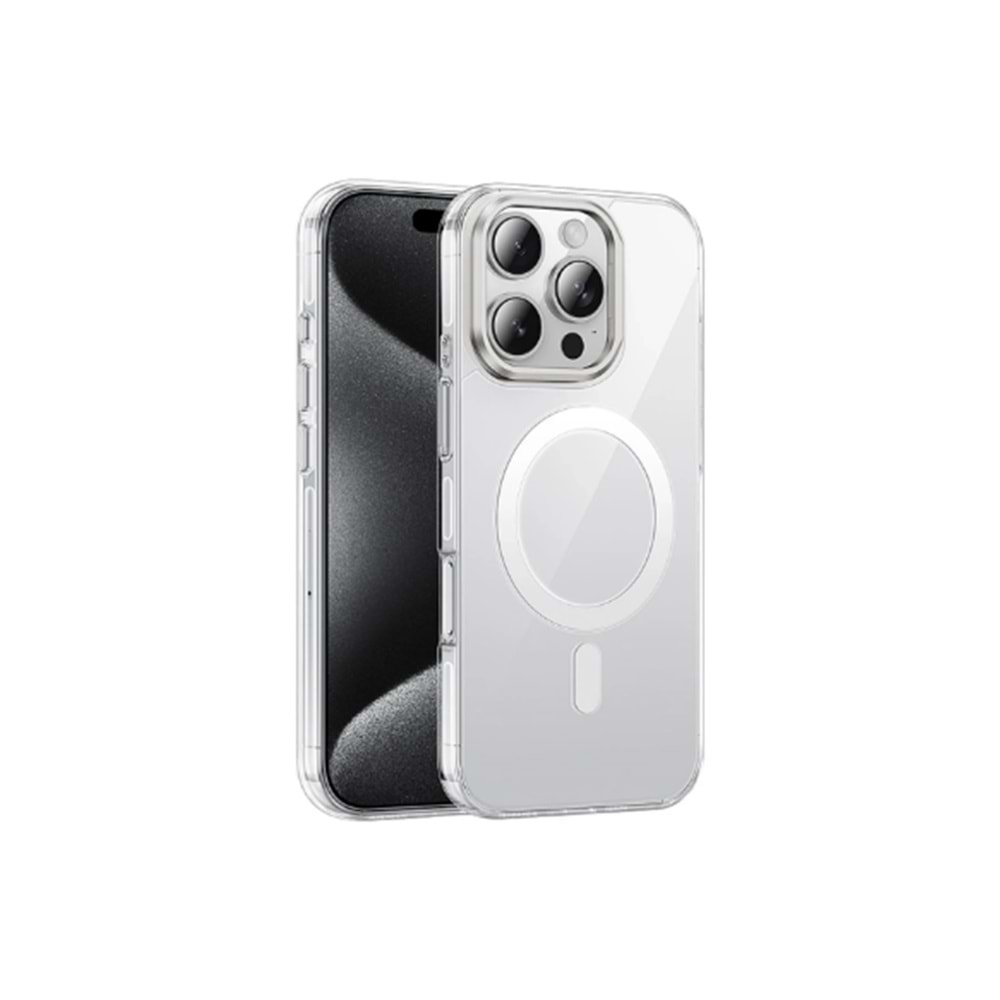 İP 16 PRO MAX INVISIBLE ŞEFFAF MAGSAFE KILIF