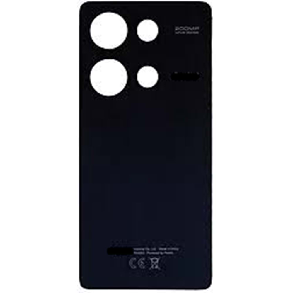 REDMİ NOTE 13 PRO 4G SİYAH ARKA KAPAK