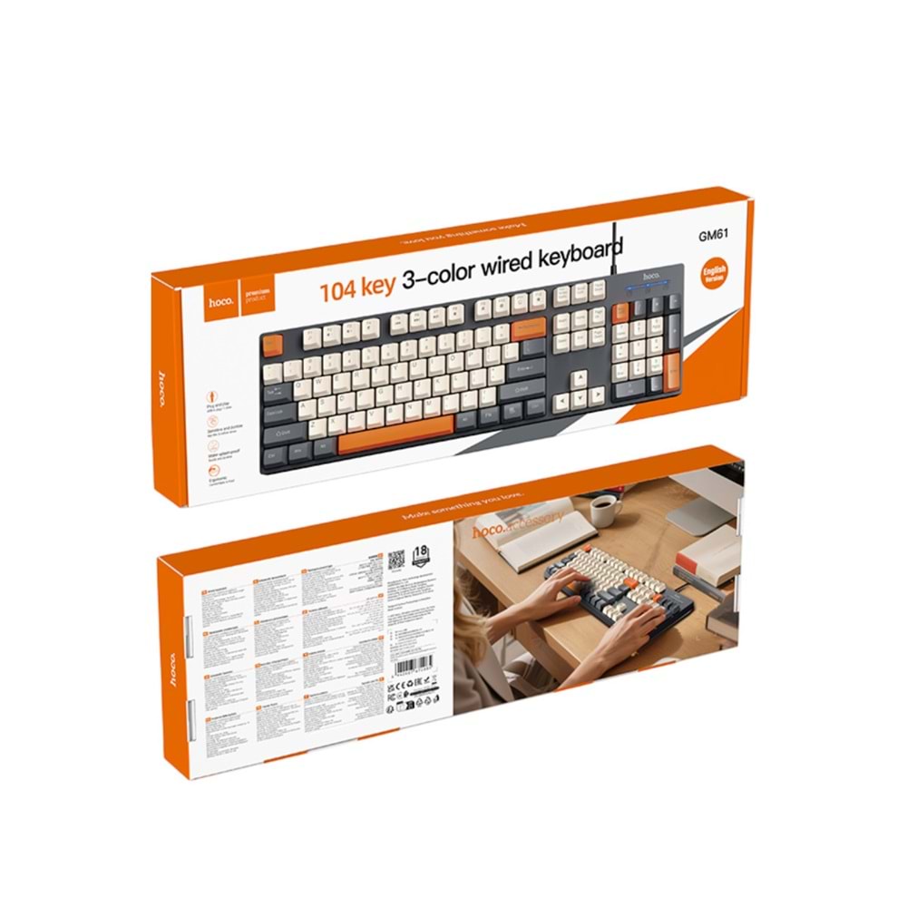 HOCO. GM61 MURPHY KABLOLU KLAVYE