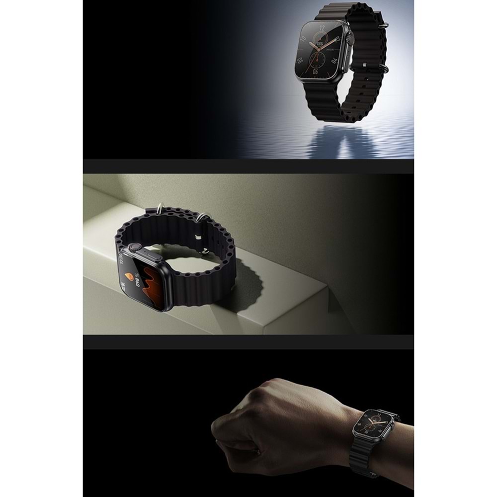 YESİDO IO21 1.96 İNÇ IP68 SU GEÇİRMEZ AKILLI SAAT