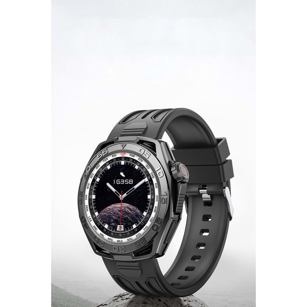 EARLDOM SW16 1.19 İNÇ AMOLED EKRAN IP68 SU GEÇİRMEZ AKILLI SAAT