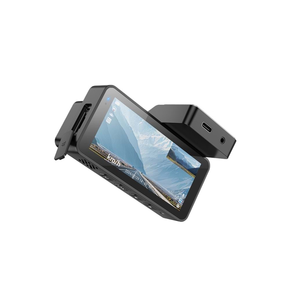 HOCO. DV12 2K GPS DESTEKLİ ÖN VE ARKA ARAÇ KAMERASI