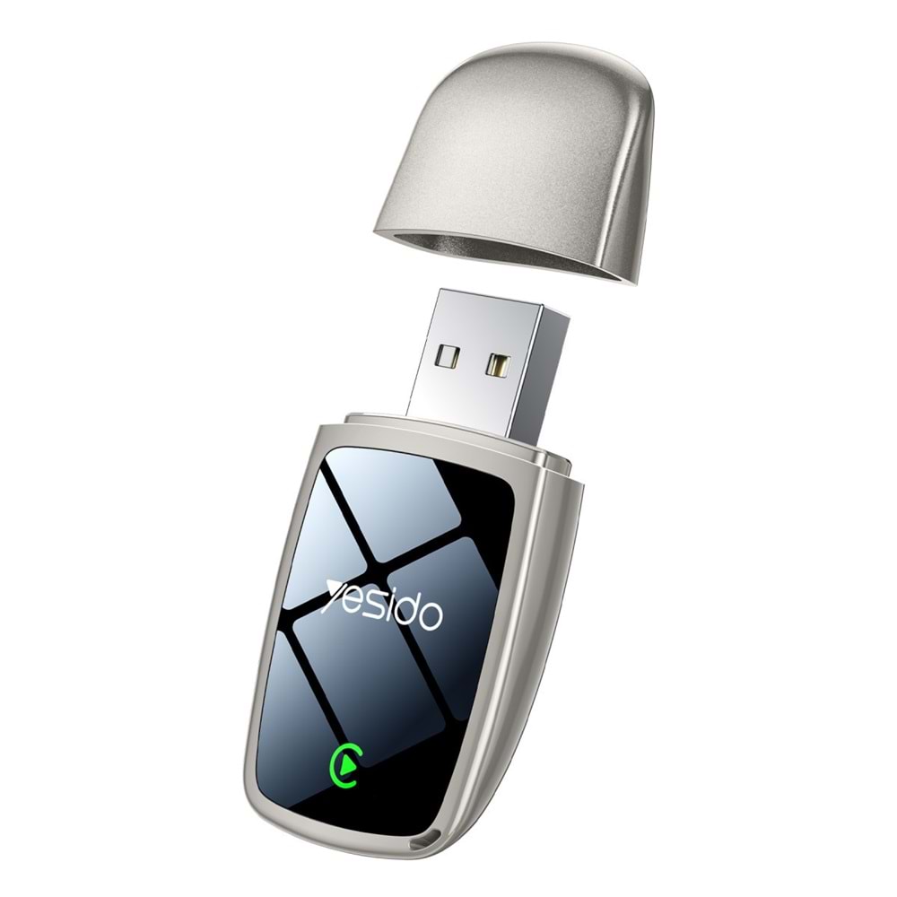 YESİDO KM29 2İN1 TYPE-C VE USB KABLOSUZ CARPLAY