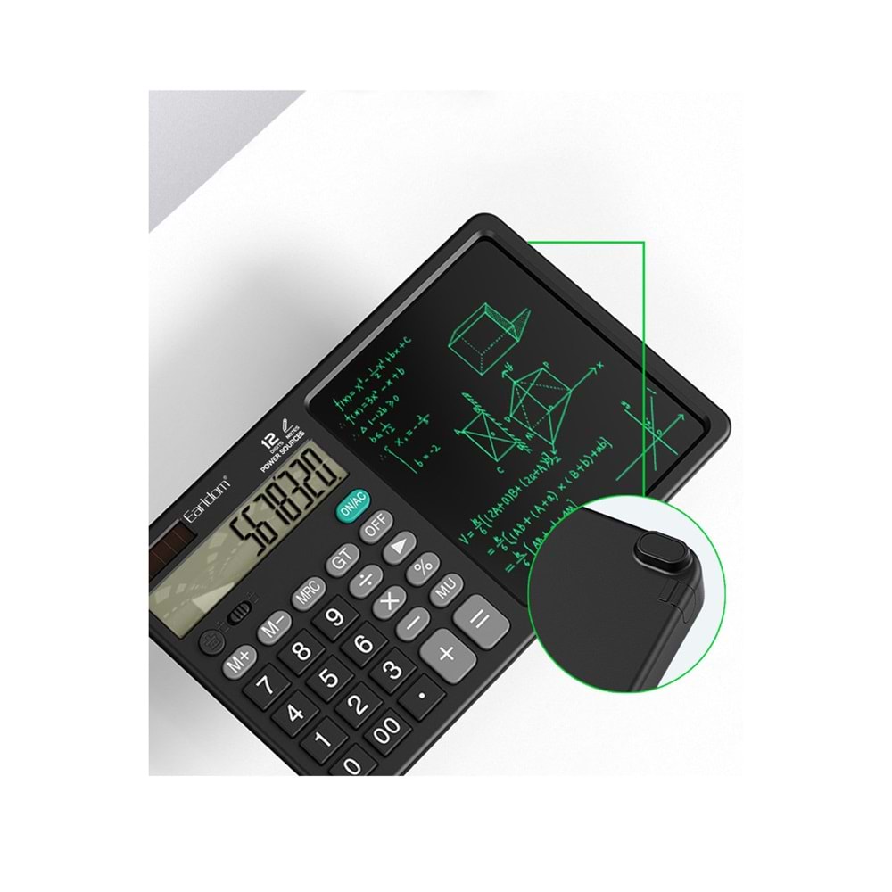 EARLDOM T10 YAZI PEDLİ HESAP MAKİNESİ