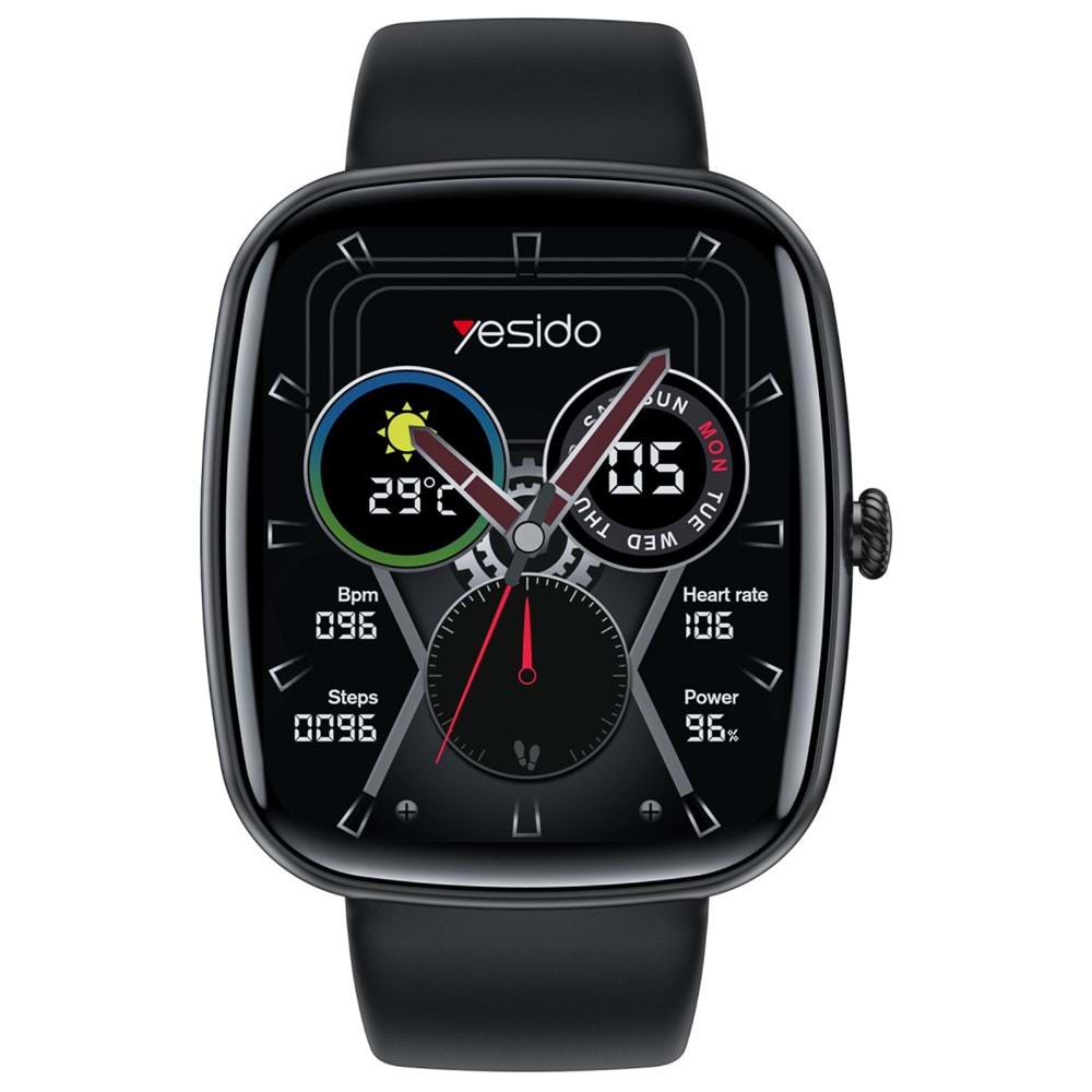 YESİDO IO22 1.83 İNÇ IP67 SU GEÇİRMEZ AKILLI SAAT