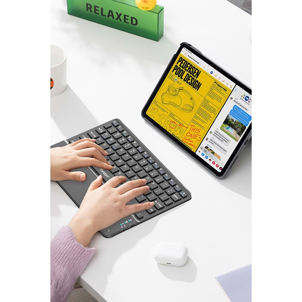EARLDOM KB7 UNİVERSAL KABLOSUZ KLAVYE