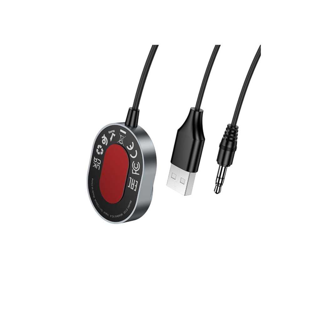 HOCO. E150 TAK ÇALIŞTIR AUX BT 5.4 DÖNÜŞTÜRÜCÜ