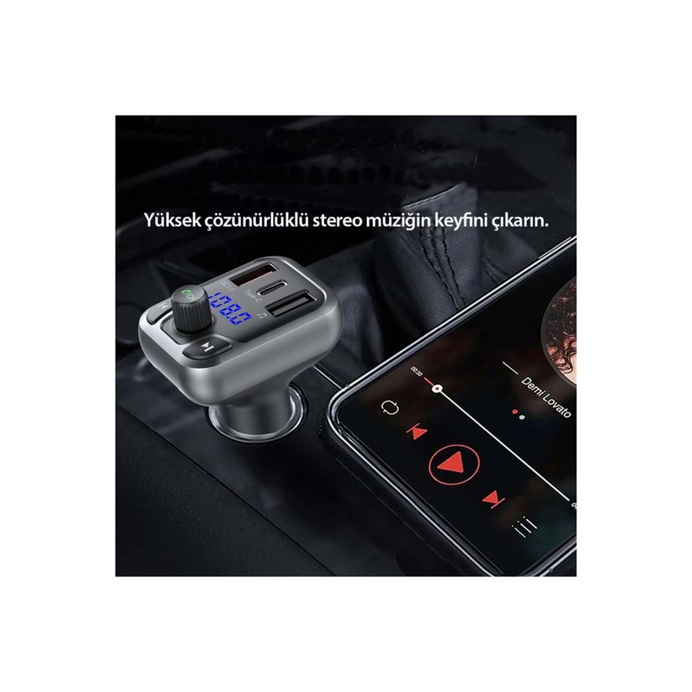 EARLDOM M63 20W BT 5.0 FM TRANSMİTTER