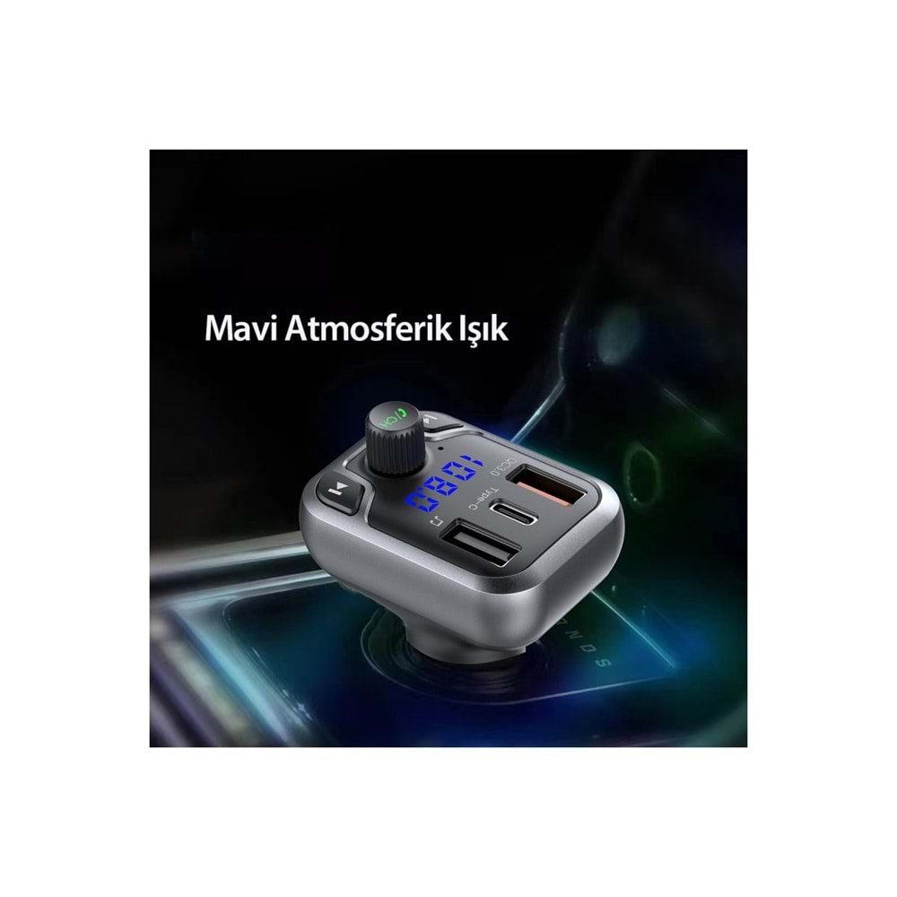 EARLDOM M63 20W BT 5.0 FM TRANSMİTTER