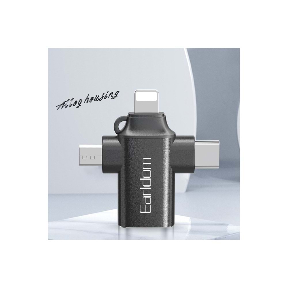 EARLDOM OT80 USB 3.0 3İN1 OTG DÖNÜŞTÜRÜCÜ