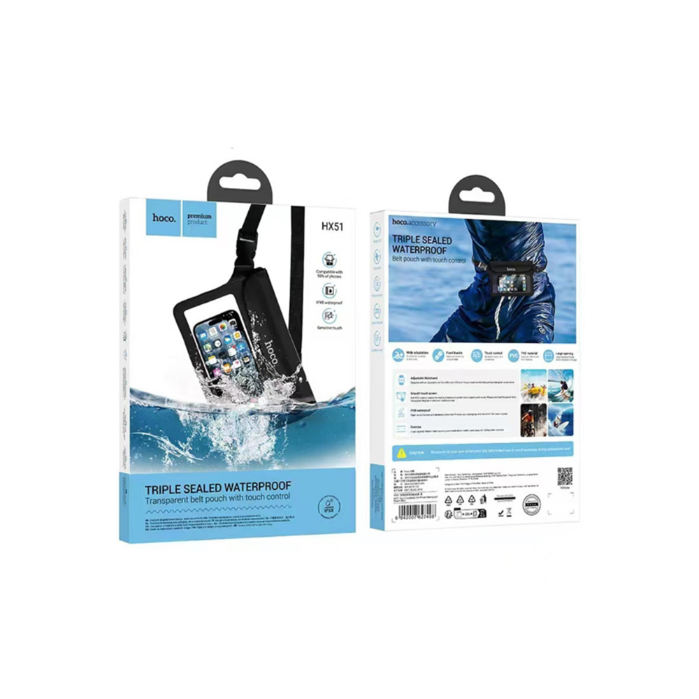 HOCO. HX51 TRİBUTE IPX8 ÖZELLİKLİ SU GEÇİRMEZ KILIF