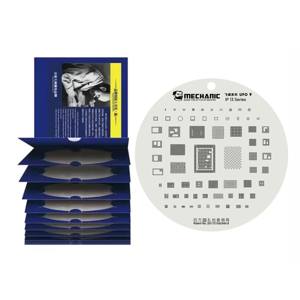 MECHANIC UFO İPHONE 8G/İPHONE 17 SERİSİ İŞLEMCİ BGA ENTEGRE KALIP SET