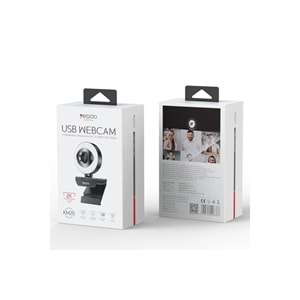YESİDO KM20 2K 4MP LED AYDINLATMALI USB WEB KAMERA