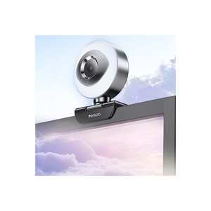 YESİDO KM20 2K 4MP LED AYDINLATMALI USB WEB KAMERA