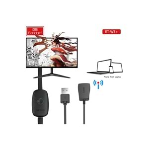 EARLDOM W3+ 4K KABLOSUZ GÖRÜNTÜ VE SES AKTARICI HDMI