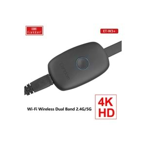 EARLDOM W3+ 4K KABLOSUZ GÖRÜNTÜ VE SES AKTARICI HDMI