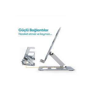 EARLDOM EH204 AYARLANABİLİR METAL LAPTOP VE TABLET STANDI