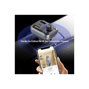 EARLDOM M63 20W BT 5.0 FM TRANSMİTTER