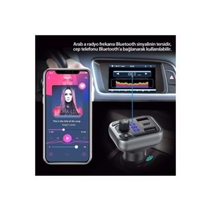 EARLDOM M63 20W BT 5.0 FM TRANSMİTTER