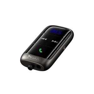 YESİDO YAU32 YAYLI USB KABLO ÇIKIŞLI BT 5.0 FM TRANSMİTTER