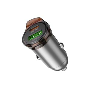 HOCO. NZ16A RİGOROUS 43W USB + PD HIZLI ARAÇ ŞARJ BAŞLIĞI