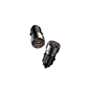 YESİDO Y55 60W USB + PD TYPE-C HIZLI ARAÇ ŞARJI