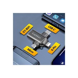 EARLDOM OT80 USB 3.0 3İN1 OTG DÖNÜŞTÜRÜCÜ
