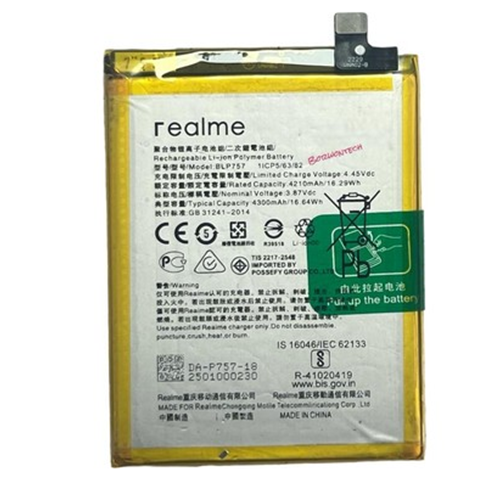 REALME 6İ BLP757 A BATARYA REYZE