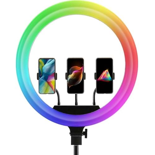 MJ45 RGB LED SELFİE IŞIĞI+TRİPOD 18 İNCH