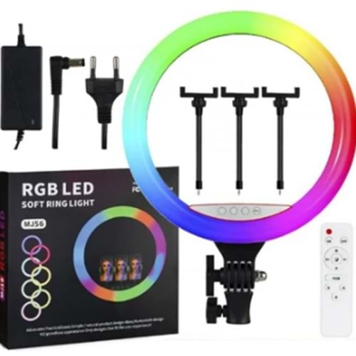 MJ56 RGB LED SELFİE IŞIĞI+TRİPOD 22 İNCH