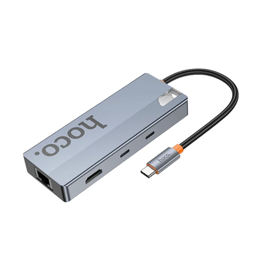 HOCO HB52 8İN1 100W 100 MBPS İNTERNET 4K TYPE-C HUB DÖNÜŞTÜRÜCÜ