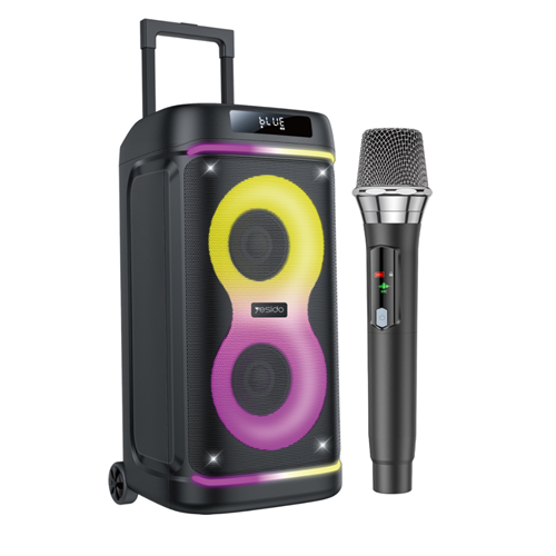 YESİDO YSW44 RGB 8 İNCH TAŞINABİLİR MÜZİK ÇALAR 60W-4500MAH