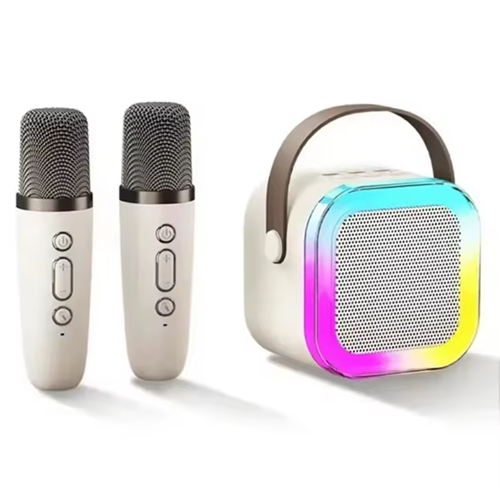 CARBOON K12-2 RGB 2 ADET KARAOKE MİKROFONLU HOPARLÖR 6W