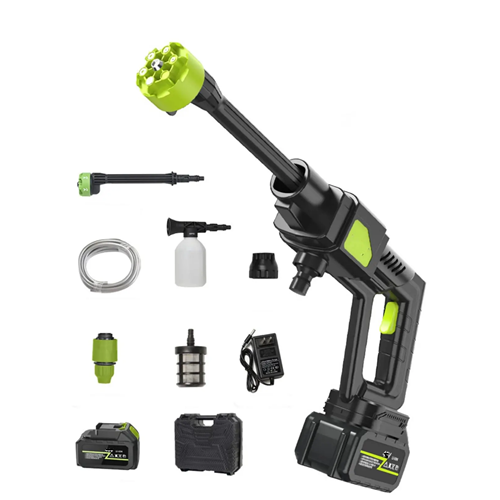 CARBOON CAR-8100 20000RPM BASINÇLI ENJEKSİYON 6500MAH 21V ÇİFT BATARYALI KABLOSUZ ARAÇ YIKAMA SU TABANCASI 150W