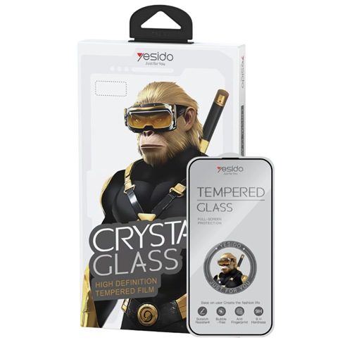 YESİDO İP 15 TG26 ULTRA CLEAR CAM EKRAN KORUYUCU
