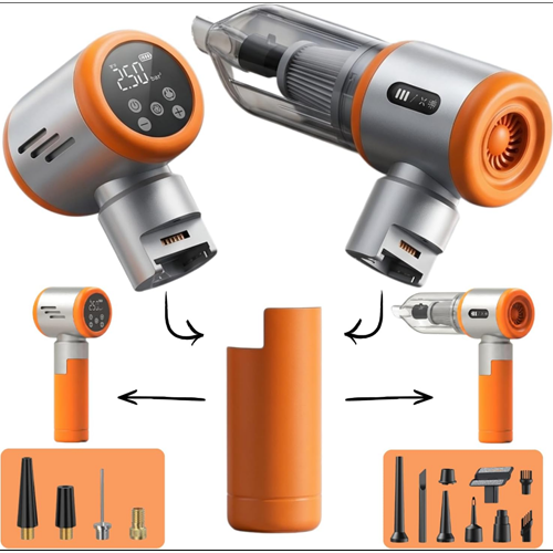GULONY TSK-V001 SP-21 15000MAH ÇİFT BATARYA ÇIKARTILABİLİR 22000PA ÇEKİM GÜCÜ KABLOSUZ MİNİ SÜPÜRGE