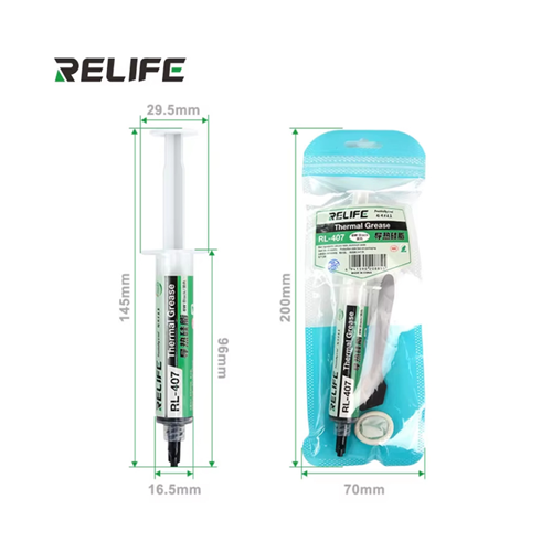 RELIFE RL-407 SİYAH TERMAL MACUN (6W BLACK) (20G)