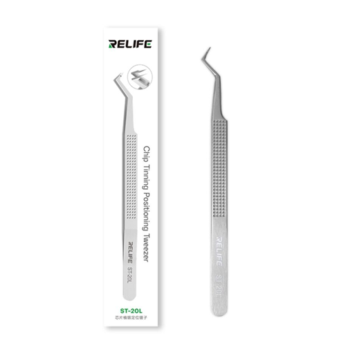 RELIFE ST-20L ANTİ-MANYETİK PASLANMAZ ÇELİK HASSAS EĞRİ UÇ ENTEGRE CIMBIZI