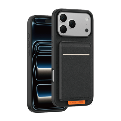 KEEPHONE APPLE İPHONE 17 PRO MAX/İPHONE 18 PRO MAX SUEDEA KARTVİZİTLİ STANDLI KILIF