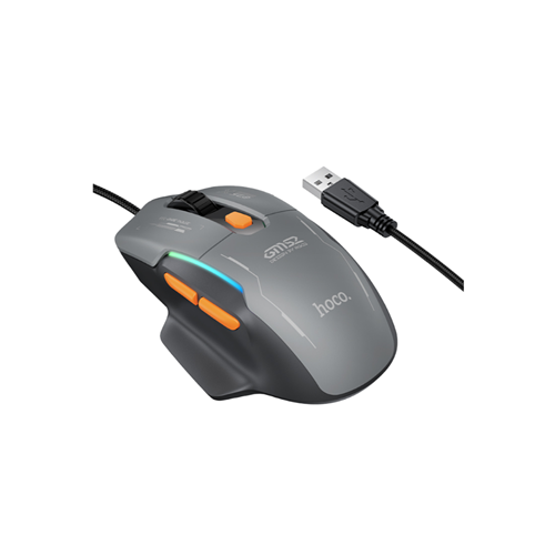 HOCO. GM52 REDDY RGB 12800DPI KABLOLU GAMİNG MOUSE