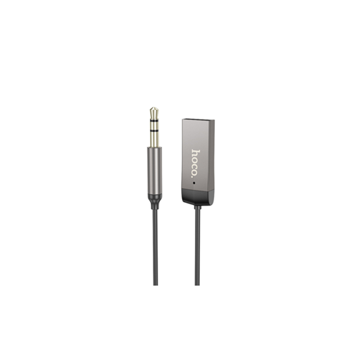 HOCO. E78 TAK ÇALIŞTIR BT ALICILI USB TO 3.5MM YAYLI AUX KABLO
