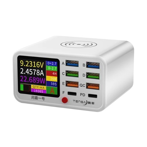 TENSAJ NO.1 USB ÇOKLU HIZLI ŞARJ 5A 65W