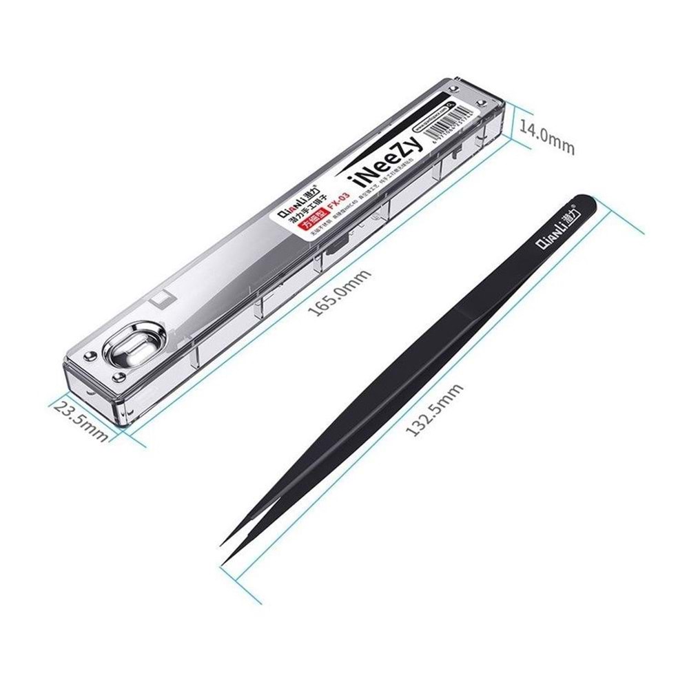 QİANLİ İNEEZY FX-03 HRC40 DÜZ UÇ ENTEGRE CIMBIZI