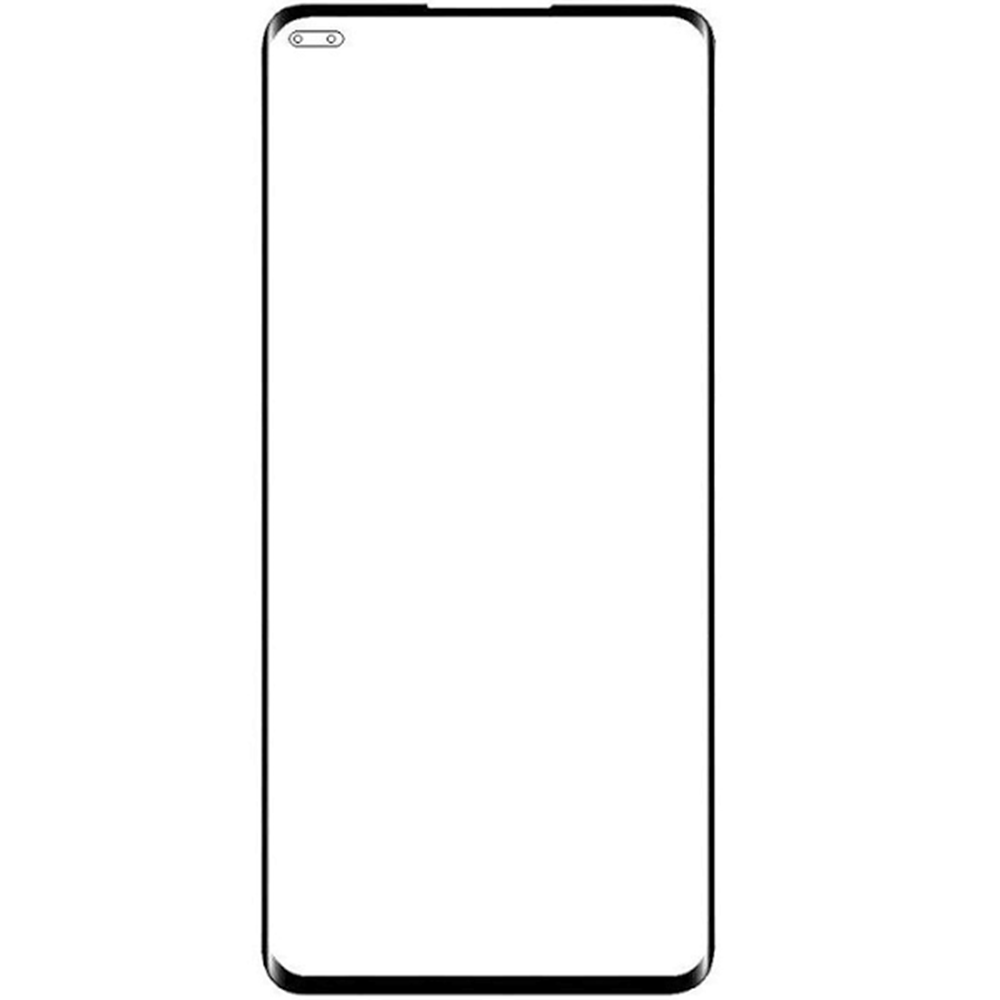 OPPO RENO 4 LİTE SİYAH OKALI CAM