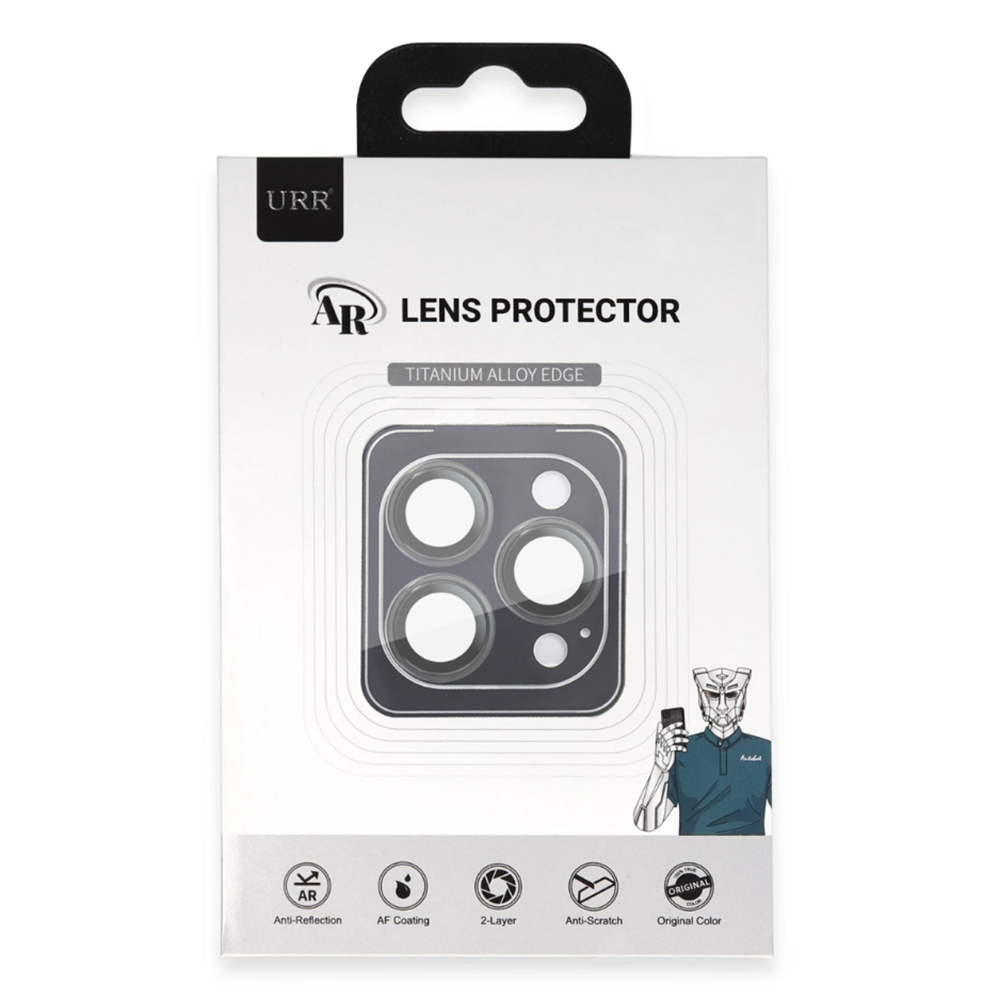 URR İP 15 PRO MAX TİTANİUM ALLOY AR LENS KORUYUCU