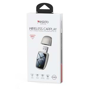 YESİDO KM29 2İN1 TYPE-C VE USB KABLOSUZ CARPLAY