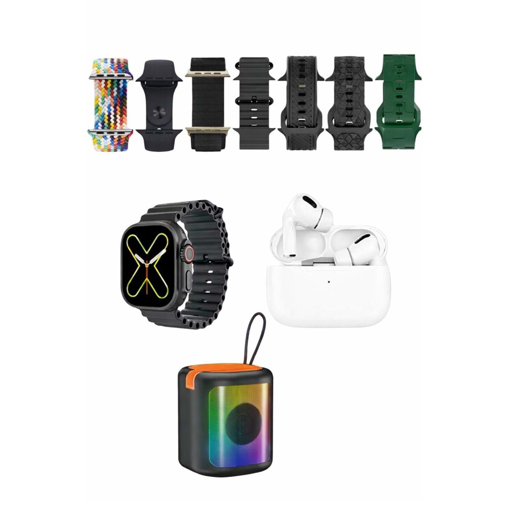 KARLER BASS K28 KOMBO AKILLI SAAT + KABLOSUZ KULAKLIK + HOPARLÖR