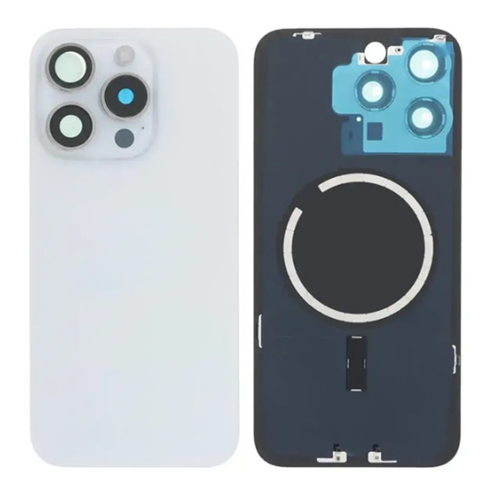 İP 15 PRO BEYAZ DOLU ARKA KAPAK