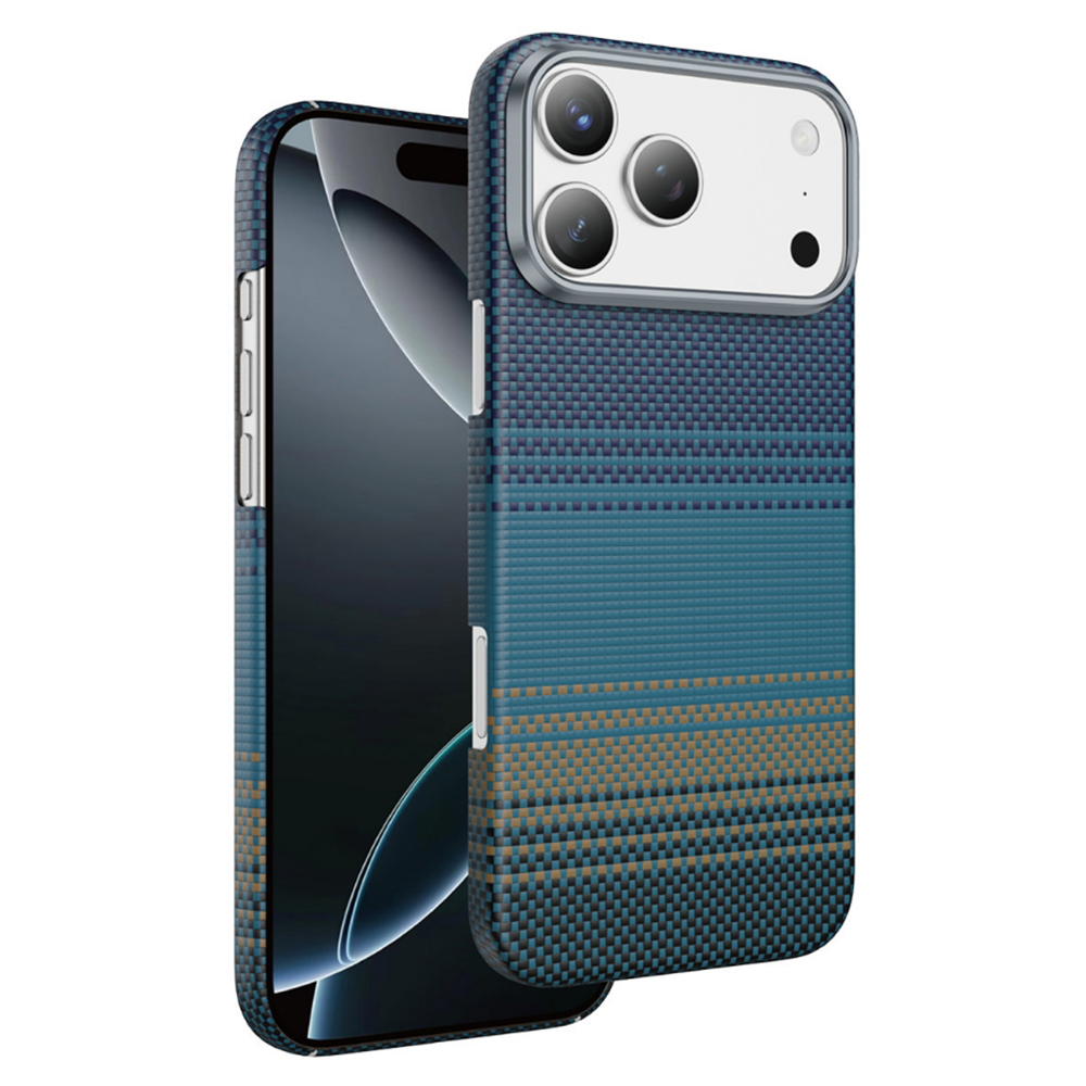 KEEPHONE APPLE İPHONE 17 PRO MAX/İPHONE 18 PRO MAX KEVLAR SUNSET SEANOVA MAGSAFE KILIF