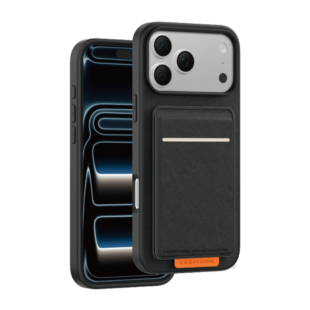 KEEPHONE APPLE İPHONE 17 PRO MAX/İPHONE 18 PRO MAX SUEDEA KARTVİZİTLİ STANDLI KILIF